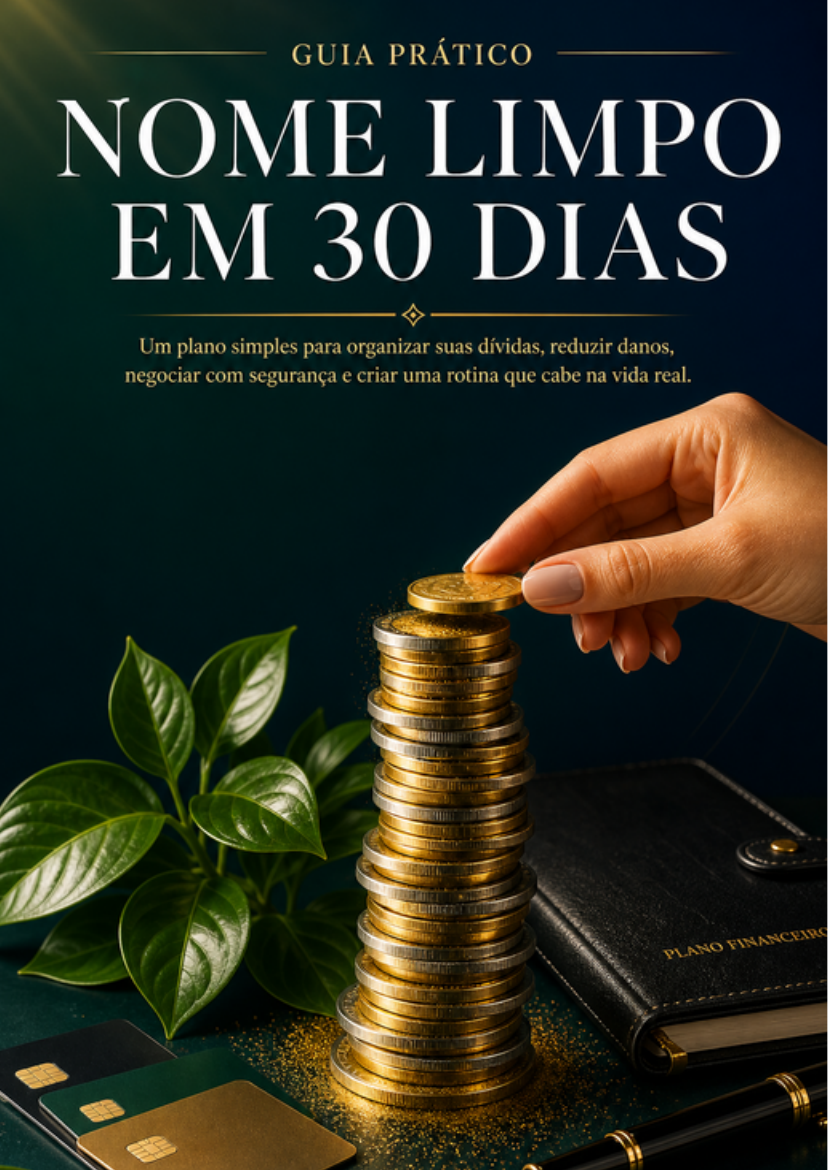 Capa do e-book Nome Limpo em 30 Dias